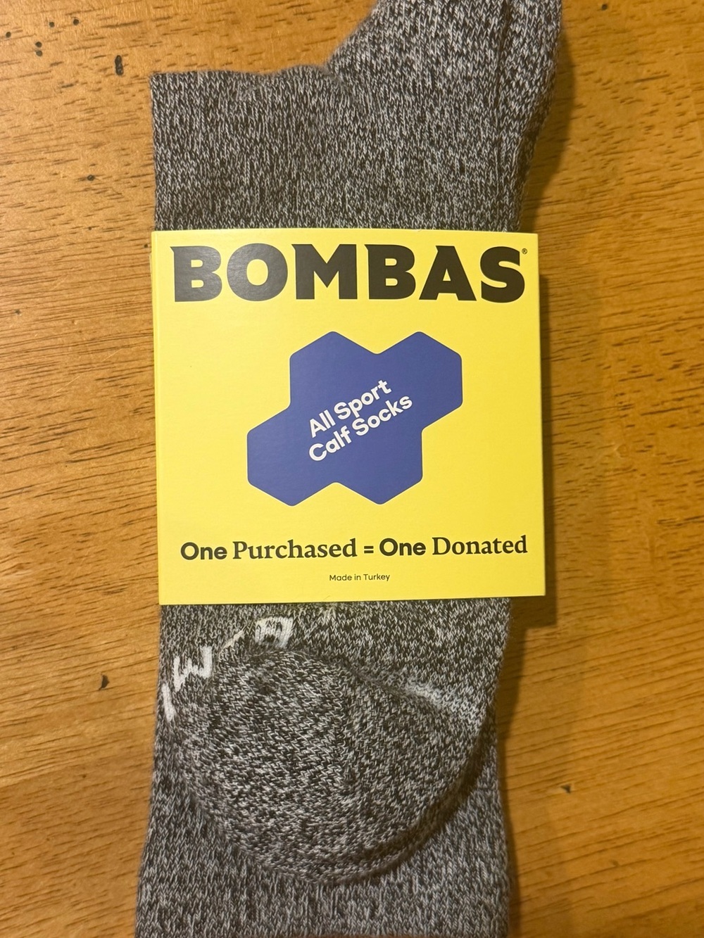 Bombas All Sport Calf Socks - Gray Heather